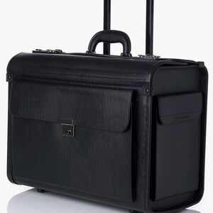 Brand new Alpine Swiss Rolling Laptop Briefcase- never used.